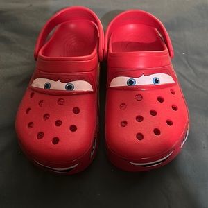 Light Up lightening McQueen Crocs